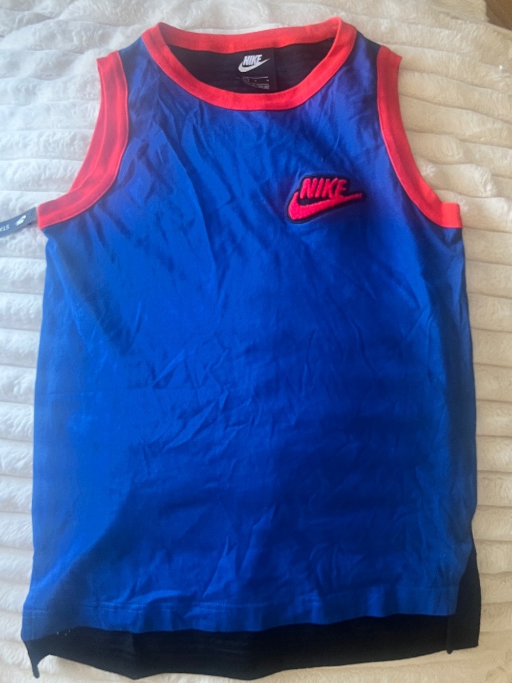 Nike Basketball Jersey, Felt /FluffyLogo , Y2K, Stylish, Coupe Standard
